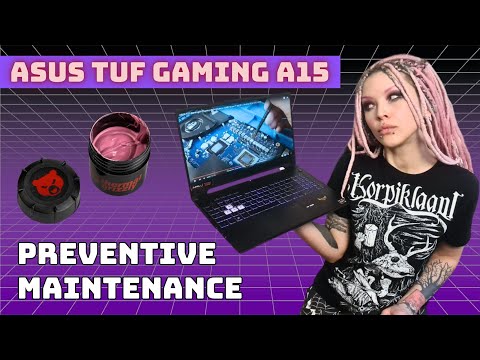 ASUS TUF Gaming A15 laptop maintenance | AMD Ryzen 7 6800H | Nvidia RTX 3050 4GB
