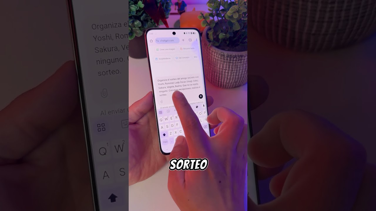 Make the #SecretFriend or “Invisible Friend” #draw with #ChatGPT 🎄 #smartphone #cellphones