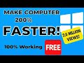 Make Your Computer Speed Up Laptop 200 Faster For FREE How To Clean Up My Laptop To Run Faster