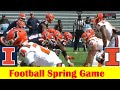 Team Offense vs Team Defense, 2024 Illinois Football Spring Game