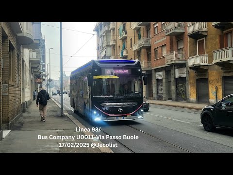 4K | Linea 93/ Higer Azure 12 Bus Company U0011