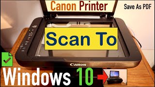 Canon Printer Scan To Windows 10 !!