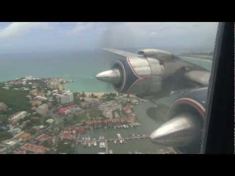 St Maarten Takeoff Cabin DC-7