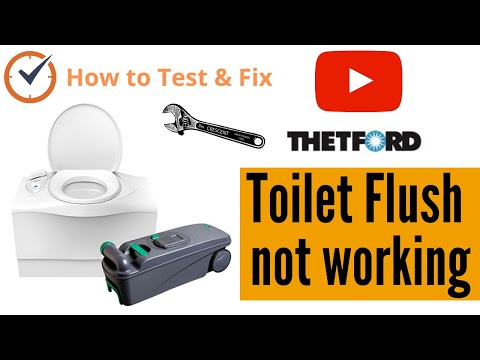 Camper Toilet Flush Repair Thetford C402 (Motorhome)