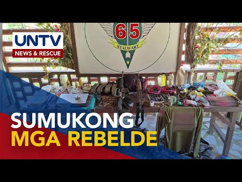 5 miyembro ng NPA sa Bukidnon, sumuko na sa militar matapos ang engkwentro
