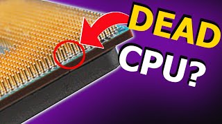 Ryzen CPU Broken Off Pin - Is it Dead???  Troubleshooting Used Hardware - Don't Ever ASSUME Things!