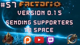 Factorio 0.15 Sending Supporters To Space EP 57: Red & Green Circuit Builds! - Let's Play, Gameplay