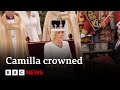 Moment Queen Camilla is crowned at Coronation ceremony in Westminster Abbey - BBC News