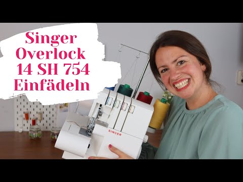 Singer Overlock einfädeln 14SH754 - Schritt für Schritt ❤️Werde ein Einfädel-Fuchs (auch bei Lidl)