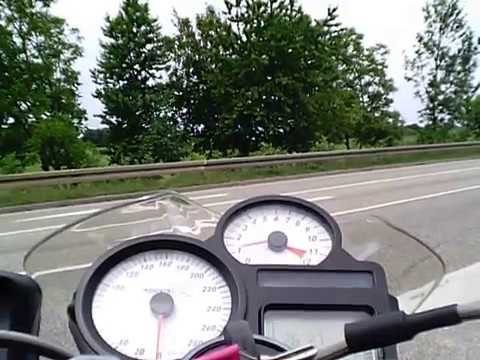 Thumbnail for BMW K1200R Beschleunigung 0-200+ speed up by BMW K1200R