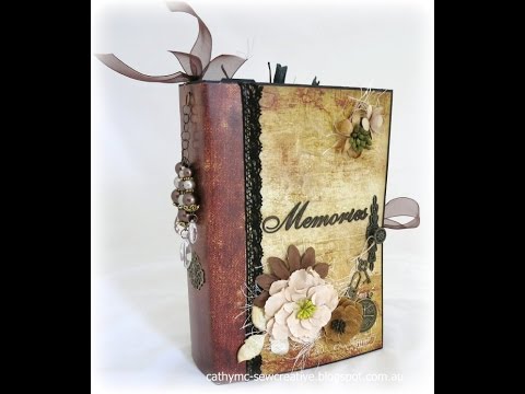 Vintage Paper Bag Mini Album Tutorial
