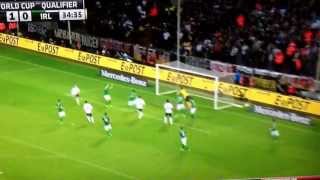 preview picture of video 'Amazing save by Irish & Sunderland goalkeeper Kieren Westwood vs Germany.'