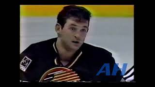 NHL Nov. 26, 1993 Nelson Emerson,WPG v Dixon Ward,VCR Winnipeg Jets Vancouver Canucks