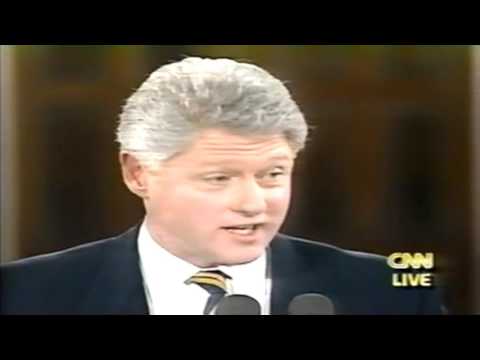 Whitewater scandal Hillary's Involvement Jan 11 1996 Clinton Press Conf