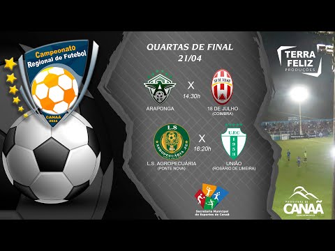 Campeonato Regional de Futebol de Canaã - Quartas de final -21/04/2024