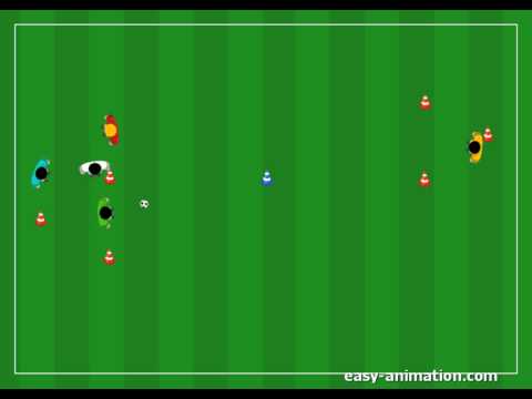 Coerver Coaching - Speed Drill with the ball