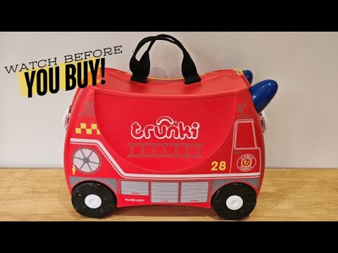 My Honest Review of Frank Fire Engine Trunki Suitcase