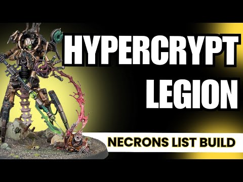 Necrons Hypercrypt Legion 2000 Point List Build!