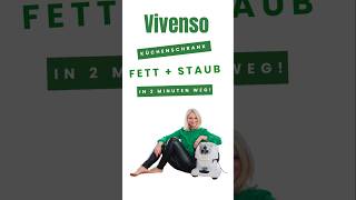 Küchenschrank reinigen: So entfernst du Staub &amp; Fett in 2 Minuten, mein Vivenso Tipp