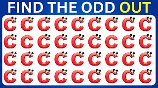 Find The Odd Alphabets Out || Hard Edition || Fun Quiz