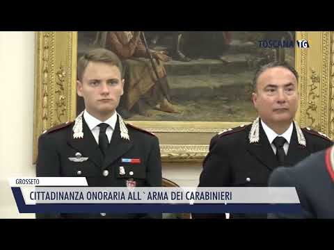 2023-07-15 GROSSETO - CITTADINANZA ONORARIA ALL'ARMA DEI CARABINIERI