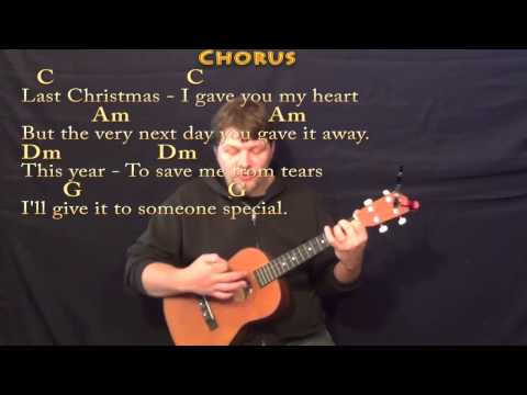 Last Christmas - Bariuke Cover Lesson in C with Chords/Lyrics