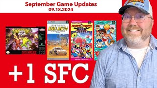 New SNES + SFC Games Added to Switch Online - September '24