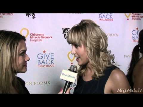 Kherington Payne at the 68th Annual Golden Globes Awards Give Back Hollywood Red Carpet