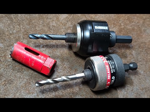Milwaukee vs. DeWalt Quick Release Hole Saw Mandrel Review/Comparison