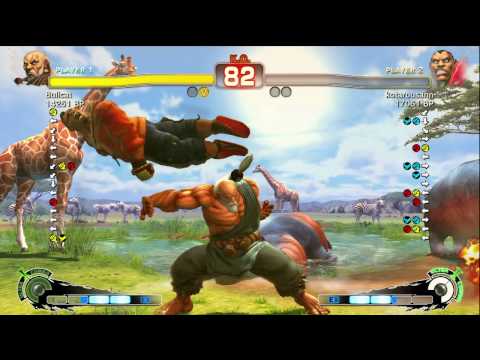 Bullcat [Gouken] vs kotarousann [Balrog] SSF4 Japanese Online Ranked Matches - TRUE-HD