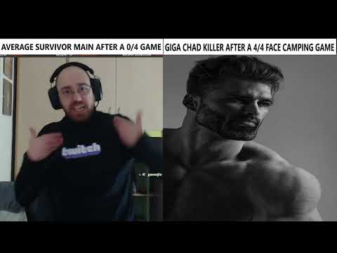 AVERAGE SURV MAIN VS GIGA CHAD KILLER (Dead by Daylight meme)