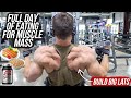 FULL DAY OF EATING FOR MUSCLE GROWTH | BACK WORKOUT