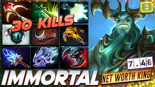 [7.40] Nature's Prophet 30 Frags Net Worth King - Dota 2 Pro Gameplay [Watch & Learn]