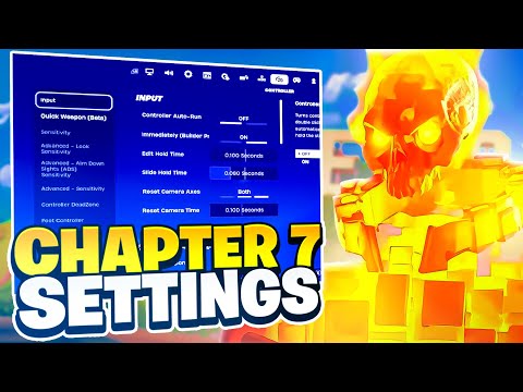 BEST Chapter 7 Controller Settings, Sensitivity + Binds in Fortnite!
