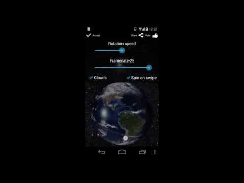 Earth live wallpaper Video