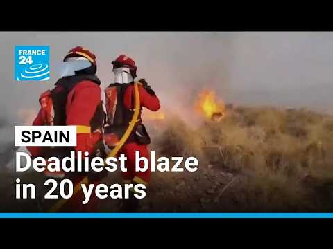 Spain wildfires: Deadliest blaze in 20 years
