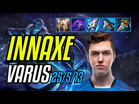 INNAXE - VARUS vs TRISTANA ADC - EUW CHALLENGER - PATCH 11.8 QUADRAKILL
