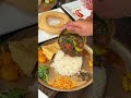 NEPALI THALI SET ️ Lilfoodie Youtubeshorts Nepal