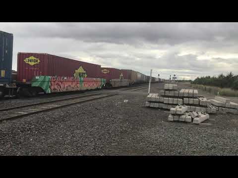 NR89 and AN5 on 1MP5 PN freight at Gheringhap 18/4/2021