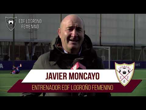 Entrenador EDF Logroño, Javier Moncayo, Declaraciones SD Eibar Vs. EDF Logroño