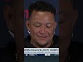 Miguel Cabrera speechless after collecting his 3,000th career hit? #shorts
