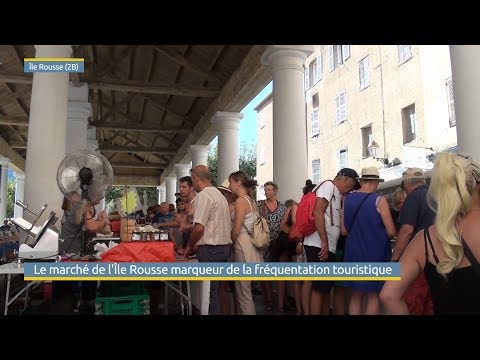 Le marché de l’Île Rousse marqueur de la fréquentation touristique