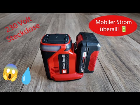 Einhell Akku-Energiestation TE-ES 18/150/1 Li-C-Solo im Test 🔋 230V, USB-C & 12V!