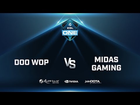 Doo Wop vs Midas Gaming Game 1 - ESL One Genting AM Q. - @GarethCasts @NahazDota