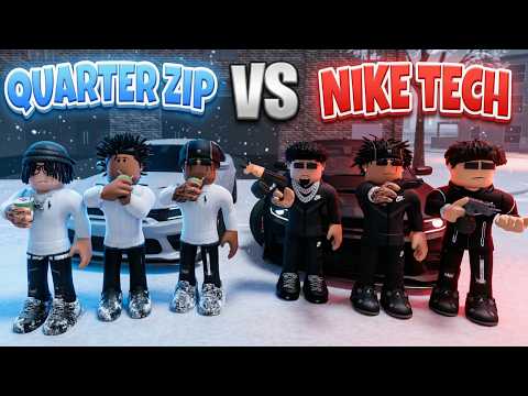 QUARTER ZIP VS NIKE TECH in South Bronx The Trenches Roblox!