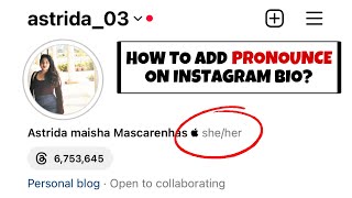 How to Add Pronouns to Instagram Bio  | how to put she, he, her, him, etc on instagram bio