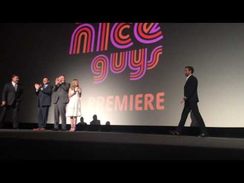 The Nice Guys - UK Premiere Introduction with Russell Crowe & Ryan Gosling