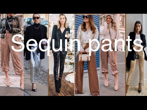 How to style sequin pants for holiday |2024| outfits...