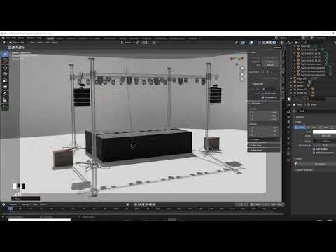 Blender for Stage Design and Ue4 for event Renders!