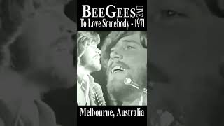 Bee Gees, Barry Gibb Live “To Love Somebody” 1971 Australia